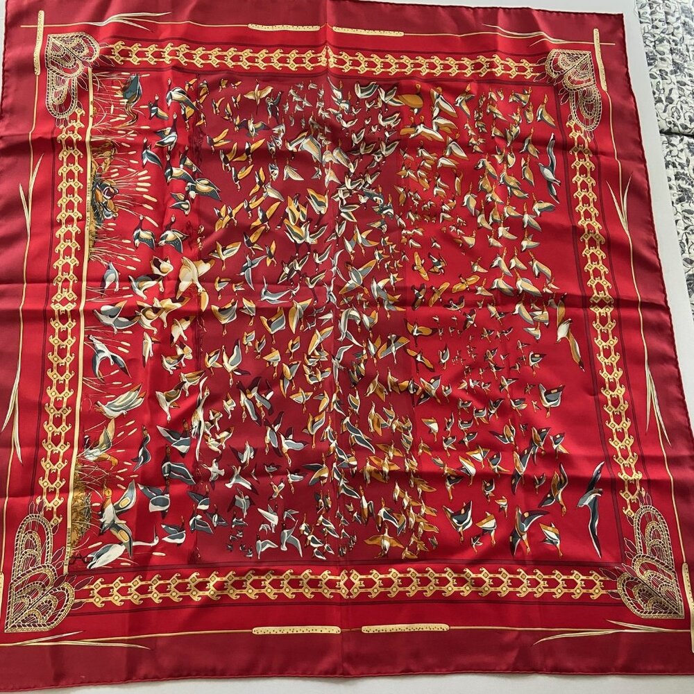 Hermes Silk Scarf Carre 90 Libres Comme L'Air
